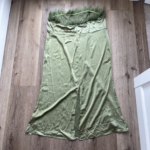 Cider Strapless Dress 3XL Green Strapless TubeFairy Mermaid Goth Whimsigoth NEW - Picture 8 of 12